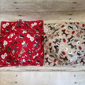 B1G1 Microwave Bowl Cozies Dogs/Bones Prints Buy 1 Get 1 This Listing Only